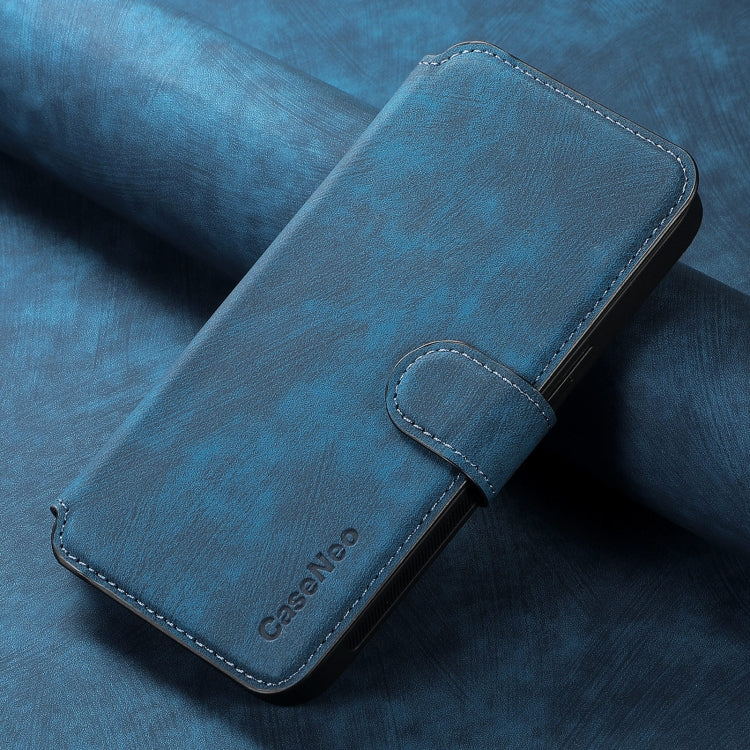 For OPPO Reno10 5G Global CaseNeo MagSafe RFID Anti-theft Retro Leather Phone Case(Blue)