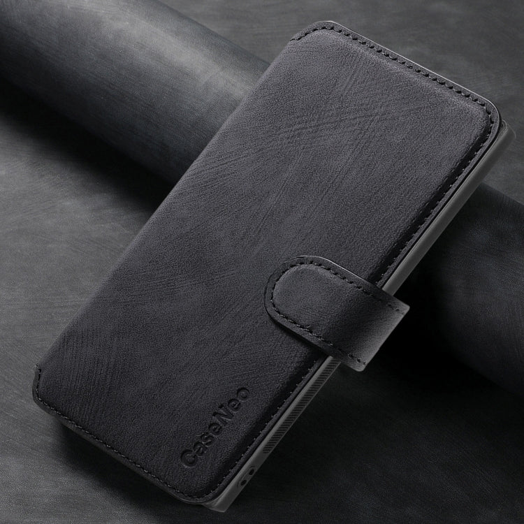For Samsung Galaxy Note20 CaseNeo MagSafe RFID Anti-theft Retro Leather Phone Case(Black)