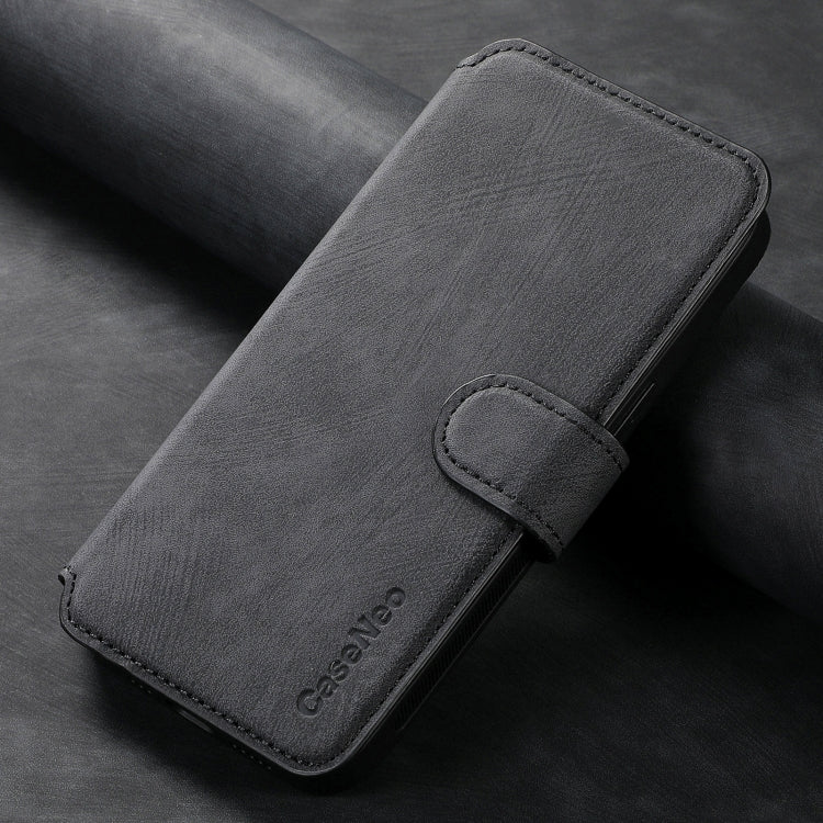 For Samsung Galaxy S24+ 5G CaseNeo MagSafe RFID Anti-theft Retro Leather Phone Case(Black)