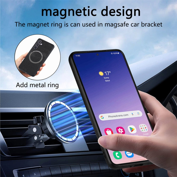 For Samsung Galaxy S24 5G CaseNeo MagSafe RFID Anti-theft Retro Leather Phone Case(Black)