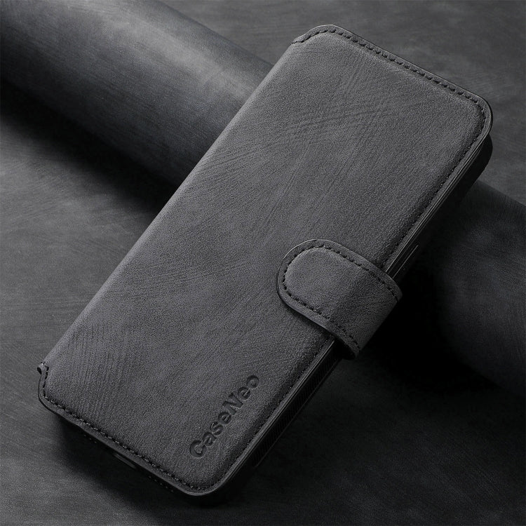 For Samsung Galaxy S21 5G CaseNeo MagSafe RFID Anti-theft Retro Leather Phone Case(Black)