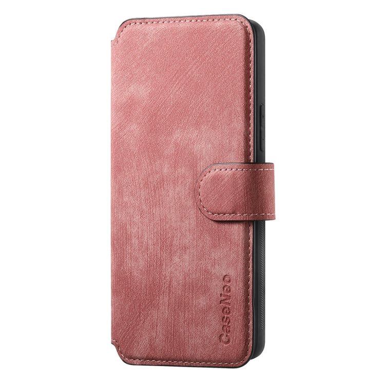 For Samsung Galaxy S20 FE CaseNeo MagSafe RFID Anti-theft Retro Leather Phone Case(Pink)