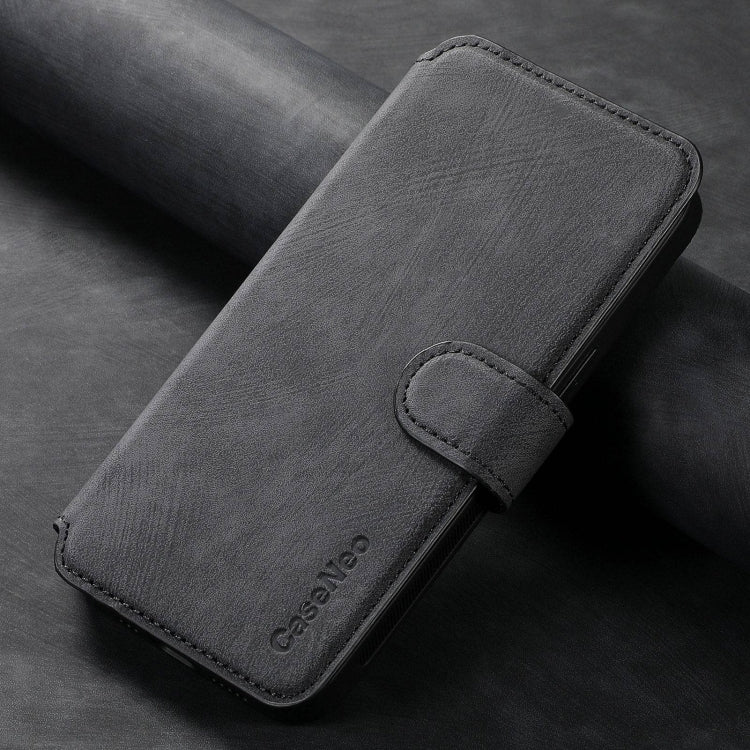 For Redmi Note 13 Pro 5G CaseNeo MagSafe RFID Anti-theft Retro Leather Phone Case(Black)