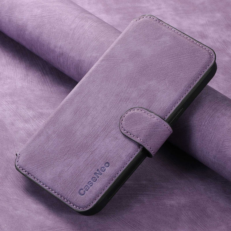 For Redmi Note 13 Pro 5G CaseNeo MagSafe RFID Anti-theft Retro Leather Phone Case(Purple)