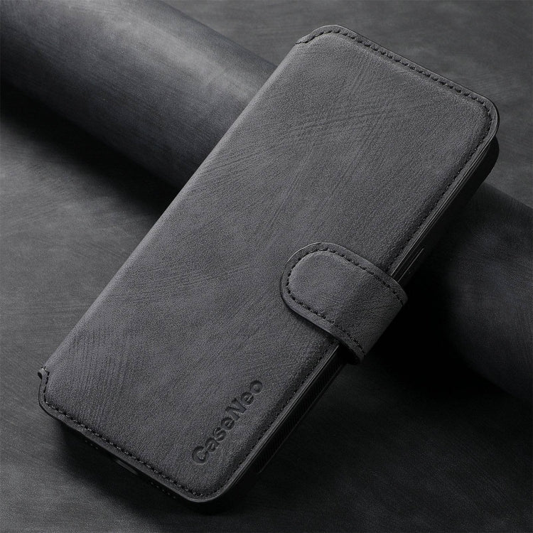 For Redmi Note 12 Pro+ 5G CaseNeo MagSafe RFID Anti-theft Retro Leather Phone Case(Black)