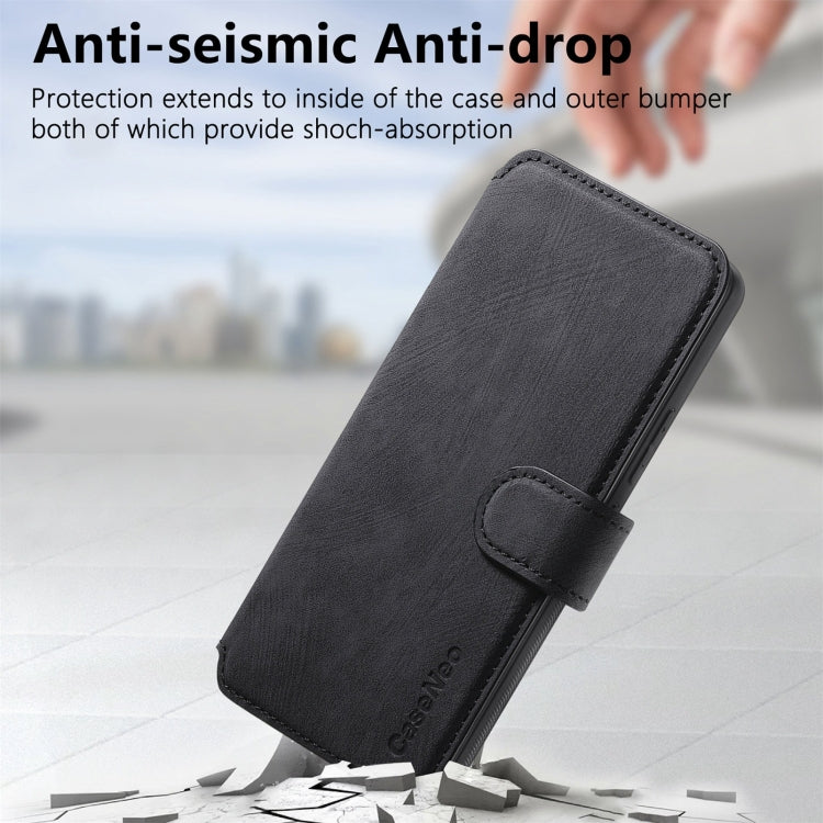 For Redmi Note 12 Pro+ 5G CaseNeo MagSafe RFID Anti-theft Retro Leather Phone Case(Black)