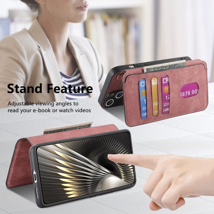 For Redmi Turbo 3 5G CaseNeo MagSafe RFID Anti-theft Retro Leather Phone Case(Pink)