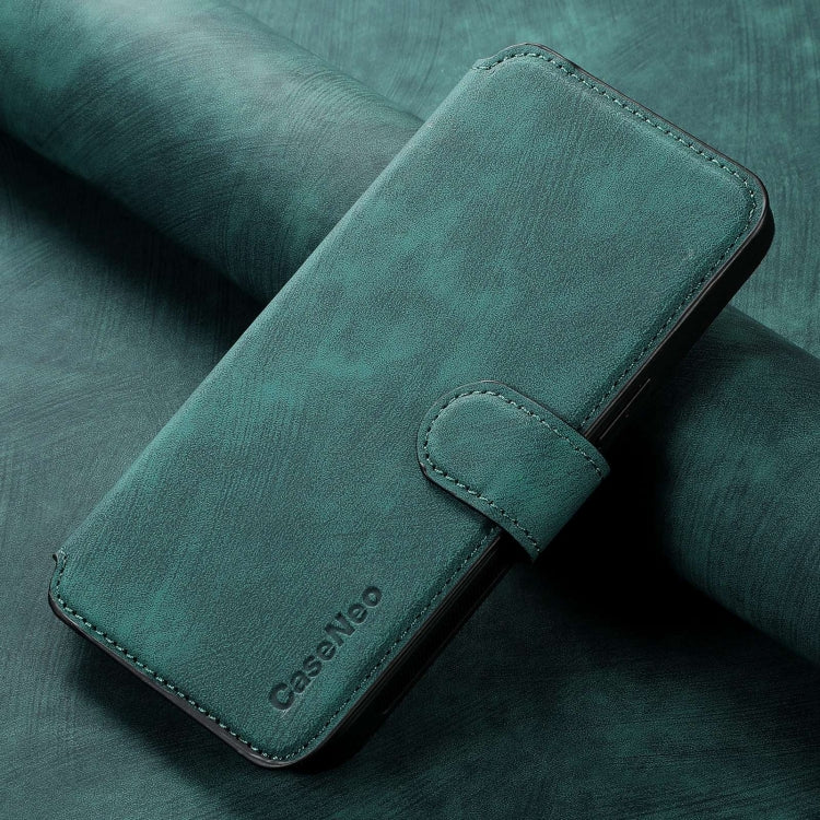 For Xiaomi Poco F6 CaseNeo MagSafe RFID Anti-theft Retro Leather Phone Case(Green)
