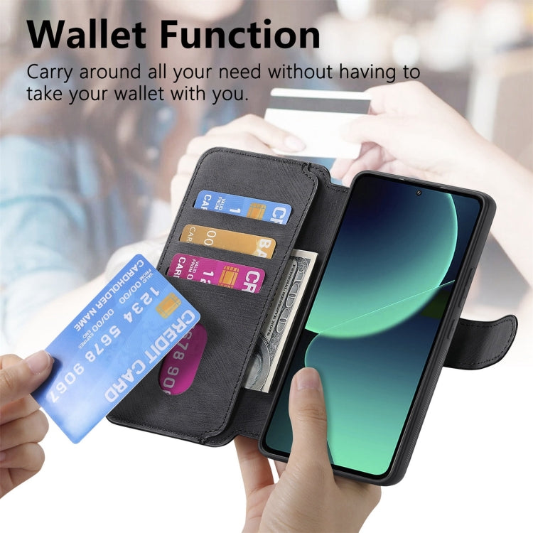 For Xiaomi 13T / 13T Pro CaseNeo MagSafe RFID Anti-theft Retro Leather Phone Case(Black)