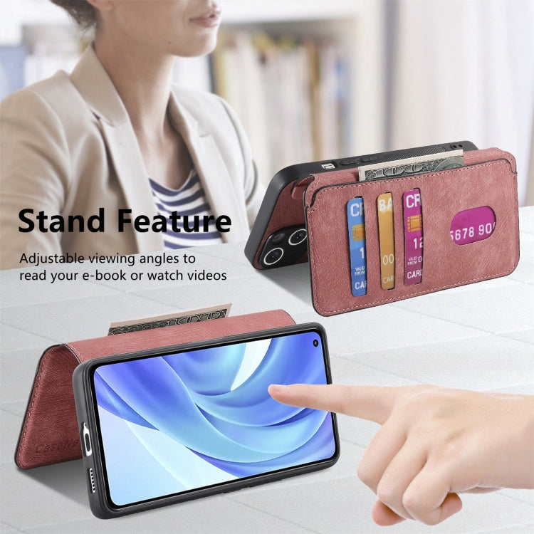For Xiaomi Mi 11 Lite CaseNeo MagSafe RFID Anti-theft Retro Leather Phone Case(Pink)