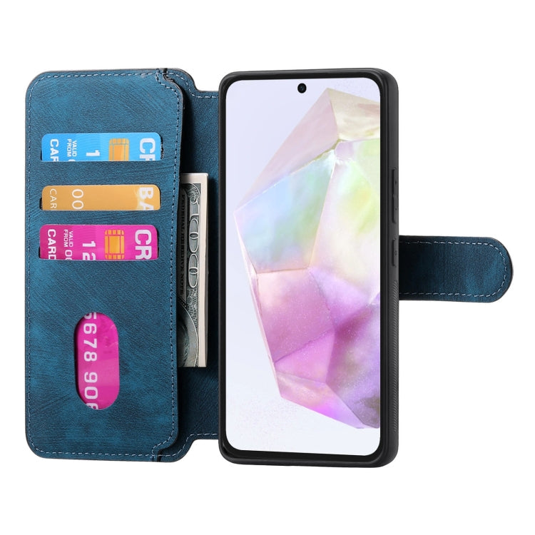 For Samsung Galaxy A35 5G CaseNeo MagSafe RFID Anti-theft Retro Leather Phone Case(Blue)