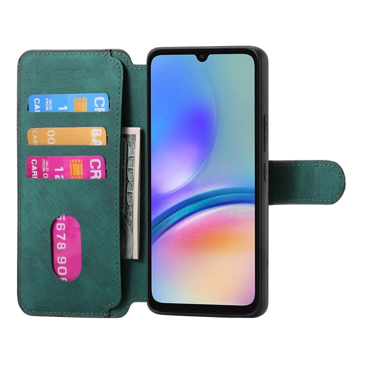 For Samsung Galaxy A05s CaseNeo MagSafe RFID Anti-theft Retro Leather Phone Case(Green)