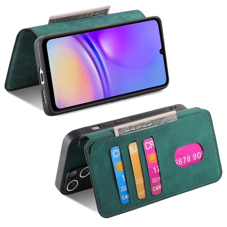 For Samsung Galaxy A05 CaseNeo MagSafe RFID Anti-theft Retro Leather Phone Case(Green)
