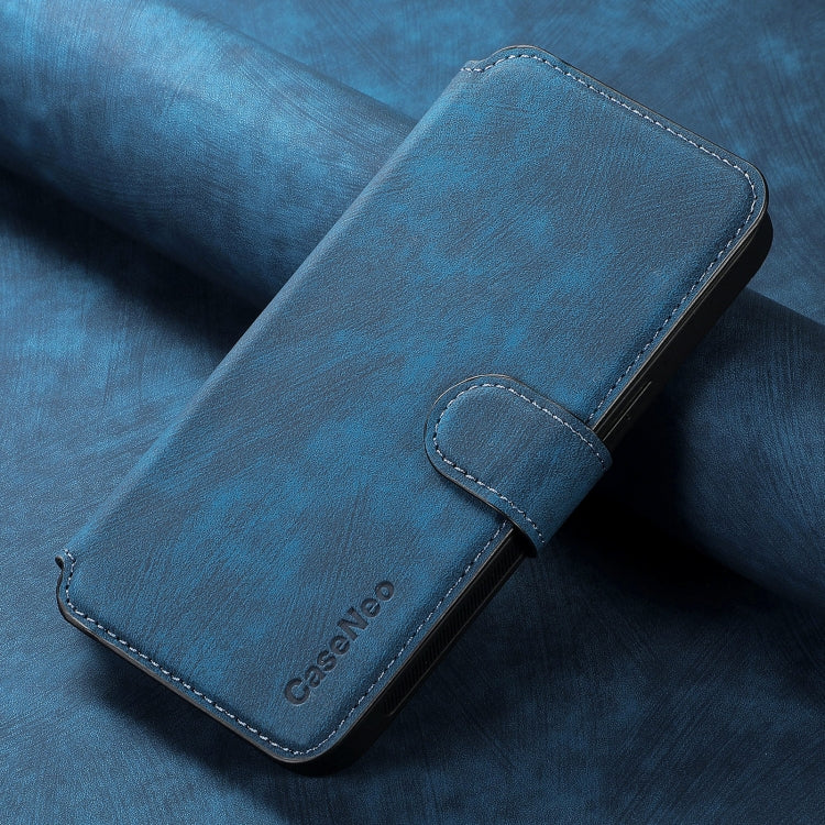 For Samsung Galaxy A53 5G CaseNeo MagSafe RFID Anti-theft Retro Leather Phone Case(Blue)