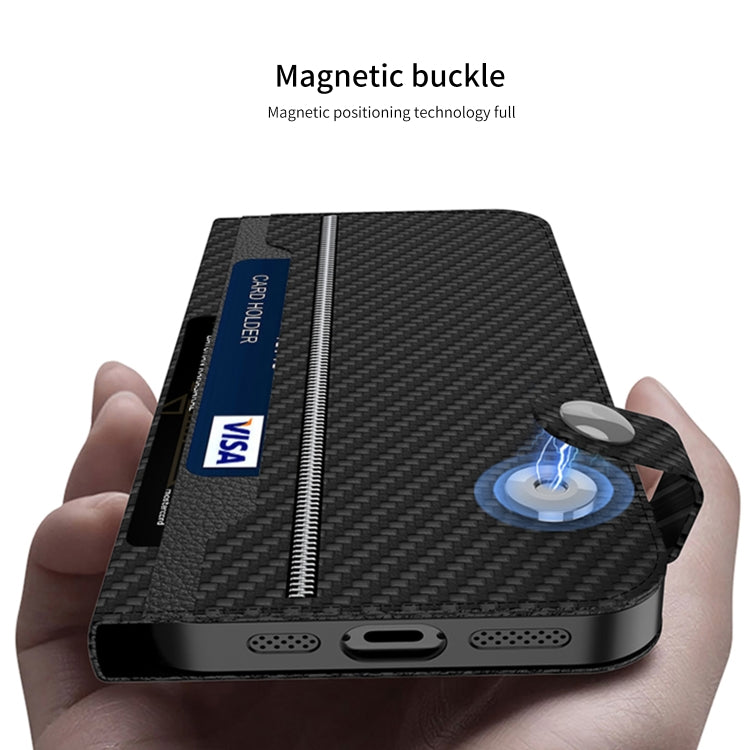 For iPhone 16 Pro GKK Detachable Flip Leather MagSafe Phone Case(Black)