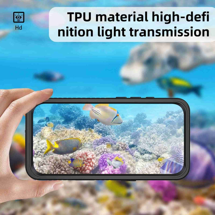 For iPhone 16 RedPepper IP68 Waterproof Triple-proof Phone Case(Black)