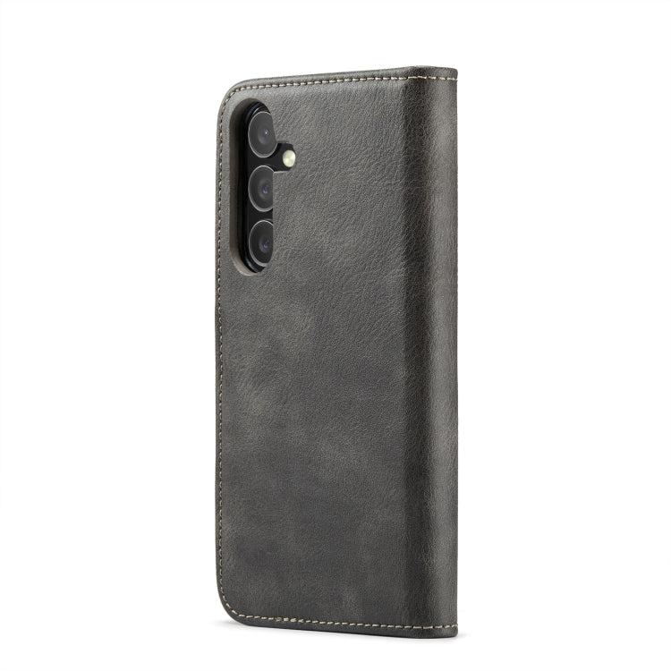 For Samsung Galaxy A16 5G DG.MING Crazy Horse Texture Detachable Magnetic Leather Case(Grey)