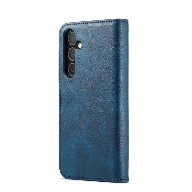 For Samsung Galaxy A16 5G DG.MING Crazy Horse Texture Detachable Magnetic Leather Case(Blue)