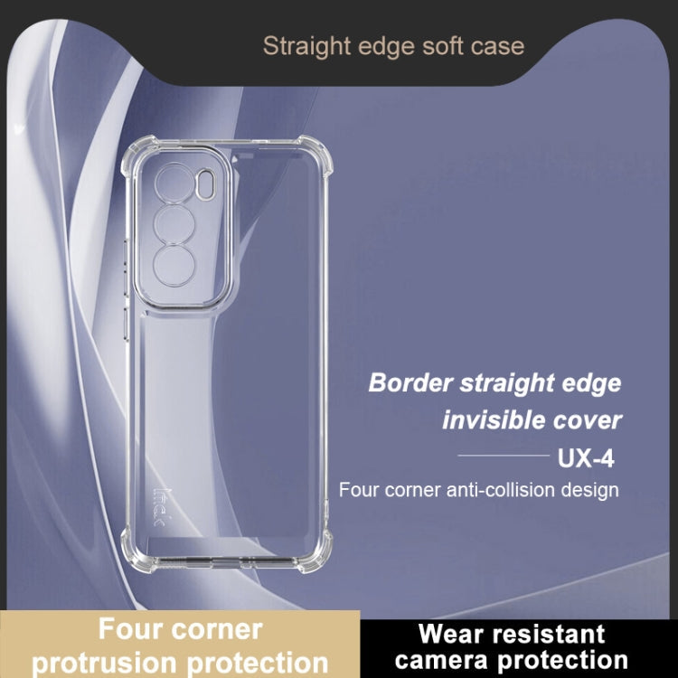 For OPPO Reno12 Pro 5G Global IMAK UX-4 Series Four-corner Shockproof Phone Case(Transparent)