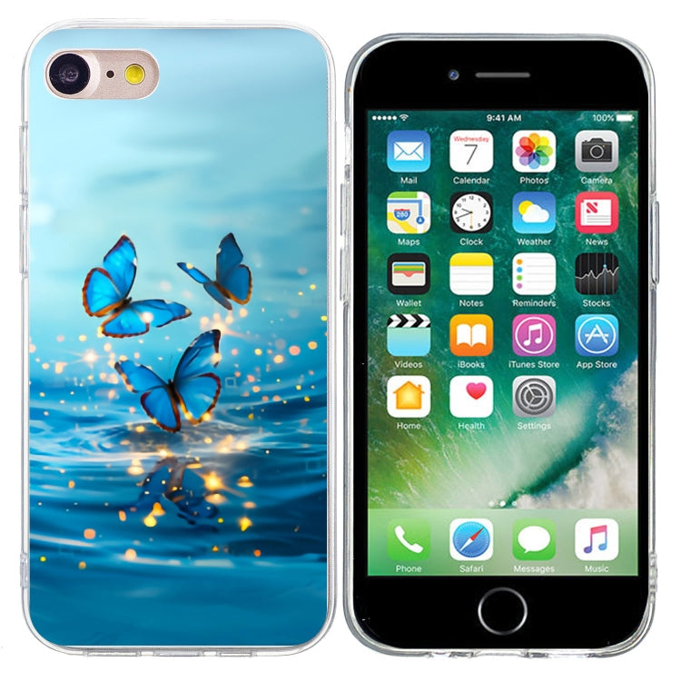 Colorful Painting Pattern TPU Phone Case, For iPhone SE 2022 / 2020 / 8 / 7