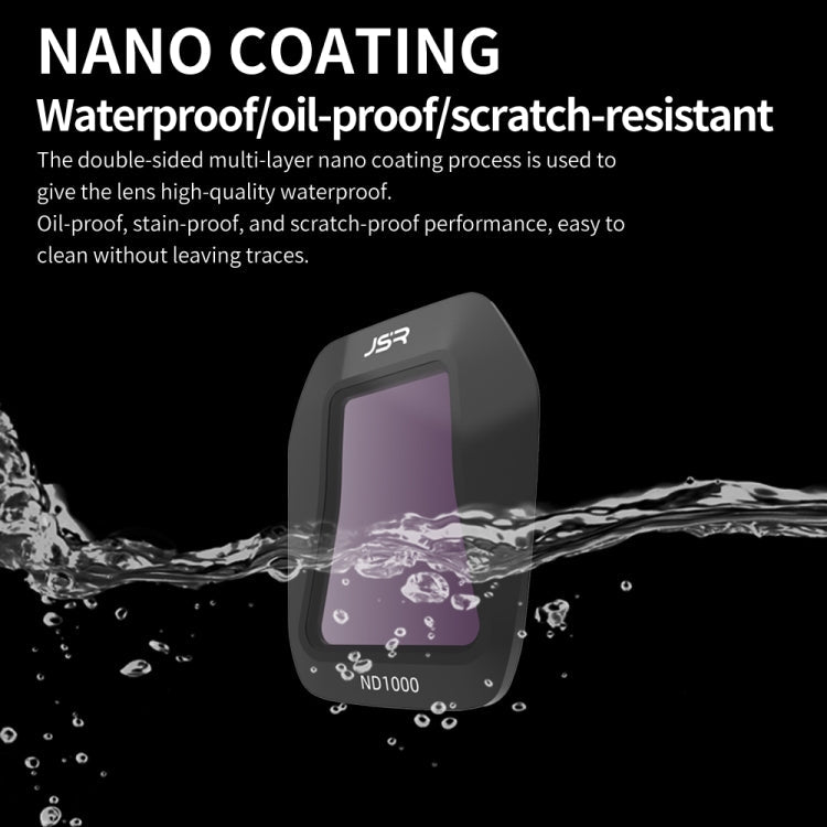 For DJI Air 3S JSR CB Series Drone Lens Filter, Filter:4 in 1 ND8-64PL