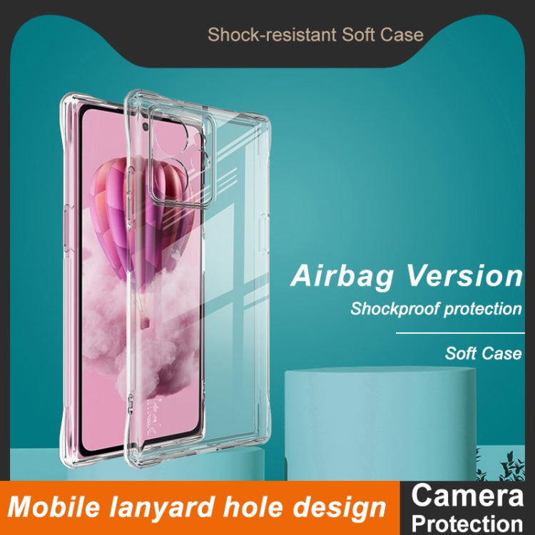 For HMD Skyline 5G imak Shockproof Airbag TPU Phone Case(Transparent)