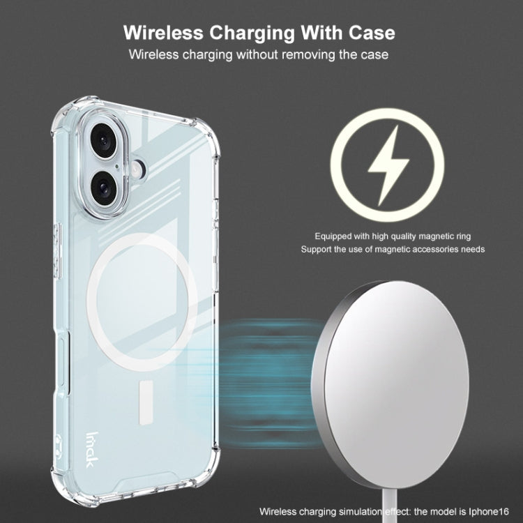 For Google Pixel 9 Pro XL IMAK Space Shield PC + TPU Airbag Shockproof MagSafe Phone Case(Transparent)