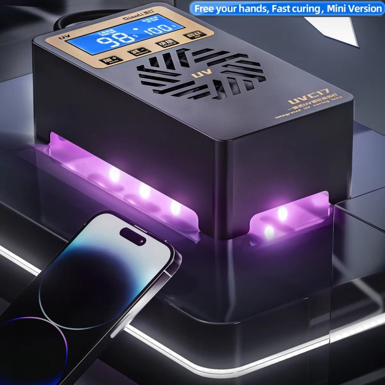 Qianli UVC17 7 inch Integrated UV Curing Lamp with Timing Function, Plug:UK Plug