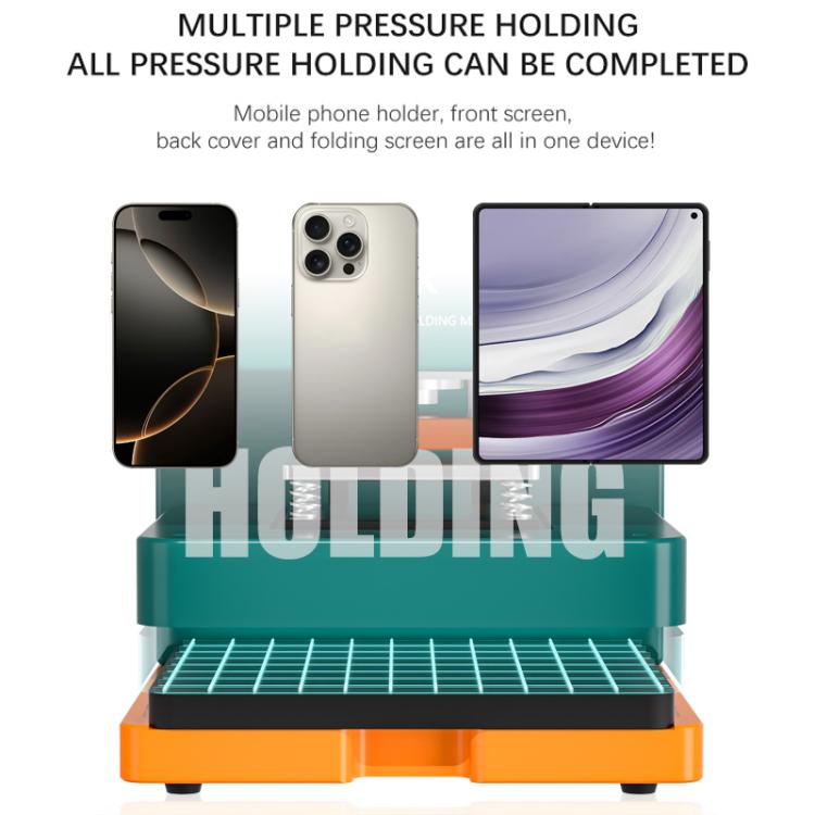 TBK 201P Frame / Screen / Back Cover Pressure Holding Machine with Built-in Vacuum Pump, Plug:UK Plug