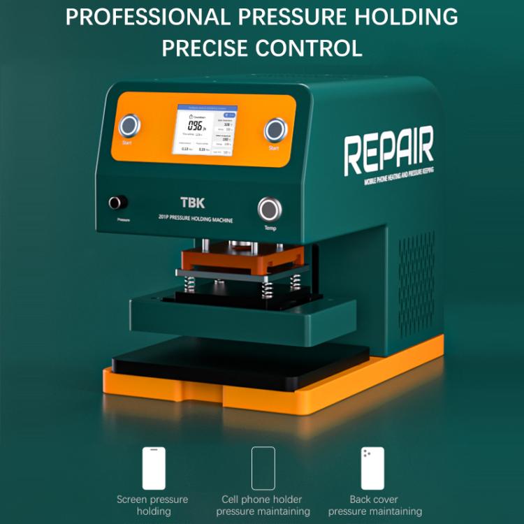 TBK 201P Frame / Screen / Back Cover Pressure Holding Machine with Built-in Vacuum Pump, Plug:UK Plug