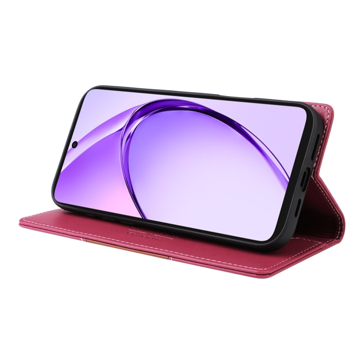 For OPPO A3x 5G / 4G GQUTROBE G01 RFID Anti-theft Leather Phone Case(Red)