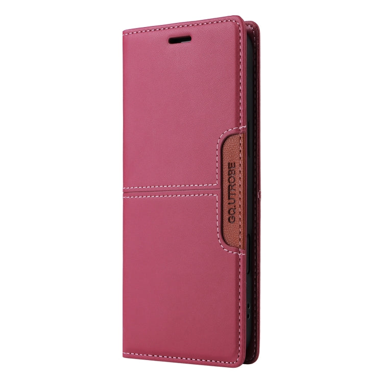 For Google Pixel 7 GQUTROBE G01 RFID Anti-theft Leather Phone Case(Red)