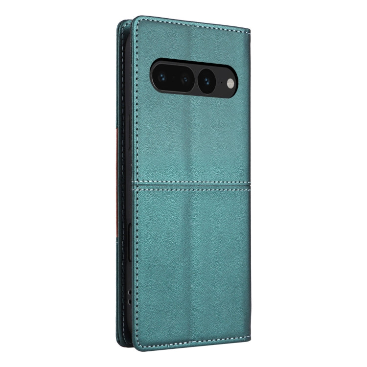 For Google Pixel 7 Pro GQUTROBE G01 RFID Anti-theft Leather Phone Case(Green)