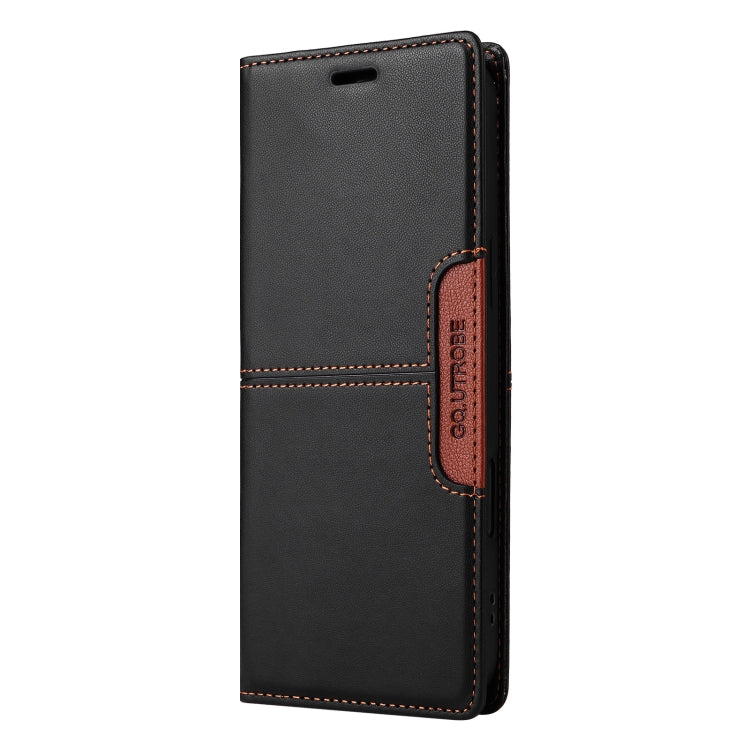 For Google Pixel 8 Pro GQUTROBE G01 RFID Anti-theft Leather Phone Case(Black)