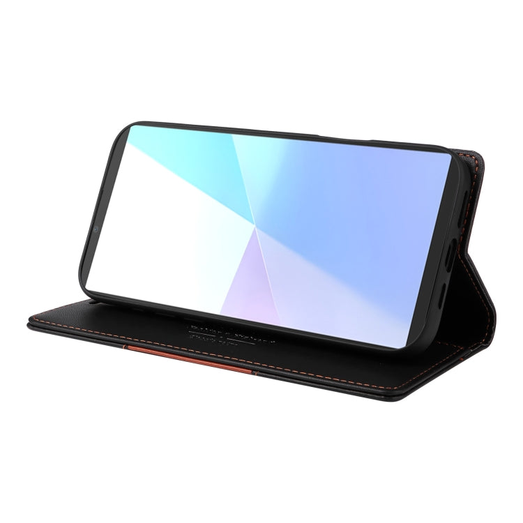 For Sony Xperia 10 VI GQUTROBE G01 RFID Anti-theft Leather Phone Case(Black)