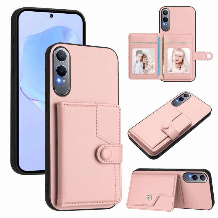 Button Card Bag RFID Anti-theft Phone Case, For OnePlus 13T, For OnePlus Ace 5 / Ace 5 Pro, For OnePlus Nord 4, For OnePlus Nord CE4 Lite 5G