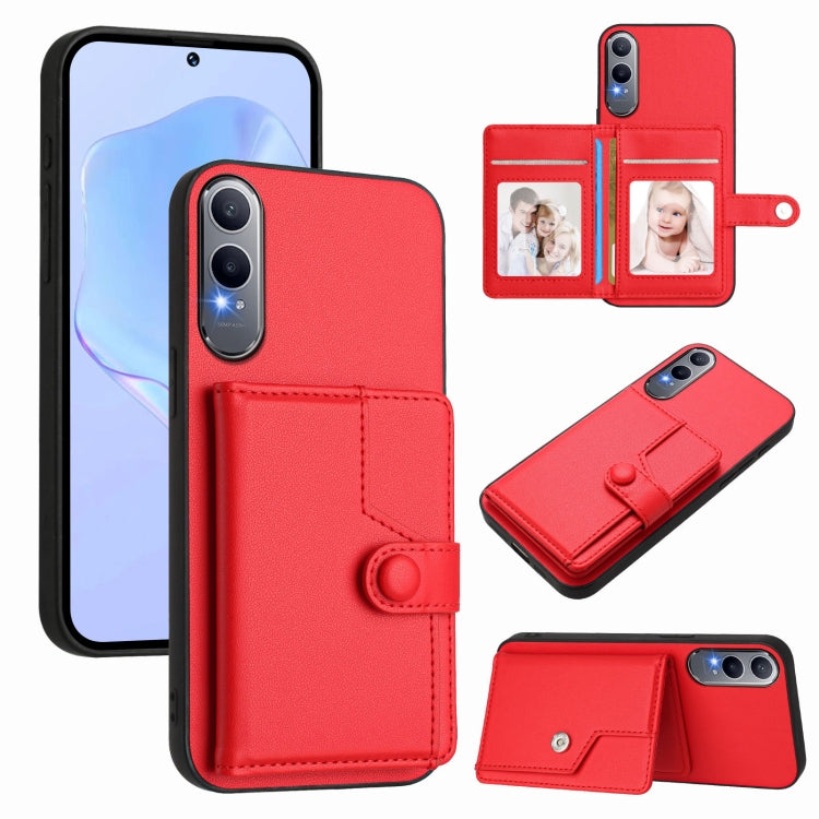 Button Card Bag RFID Anti-theft Phone Case, For OnePlus 13T, For OnePlus Ace 5 / Ace 5 Pro, For OnePlus Nord 4, For OnePlus Nord CE4 Lite 5G