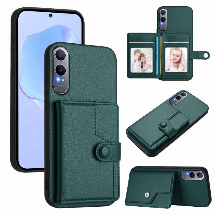 Button Card Bag RFID Anti-theft Phone Case, For OnePlus 13T, For OnePlus Ace 5 / Ace 5 Pro, For OnePlus Nord 4, For OnePlus Nord CE4 Lite 5G