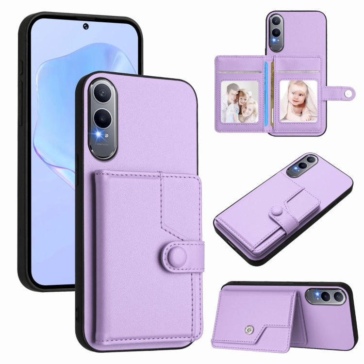 Button Card Bag RFID Anti-theft Phone Case, For OnePlus 13T, For OnePlus Ace 5 / Ace 5 Pro, For OnePlus Nord 4, For OnePlus Nord CE4 Lite 5G