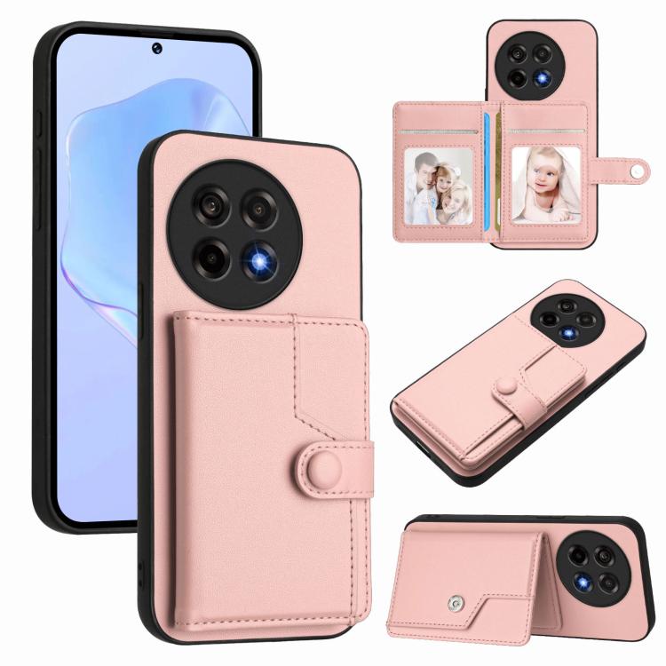 Button Card Bag RFID Anti-theft Phone Case, For OnePlus 13T, For OnePlus Ace 5 / Ace 5 Pro, For OnePlus Nord 4, For OnePlus Nord CE4 Lite 5G