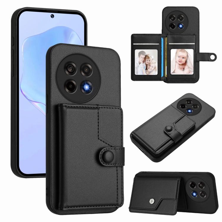 Button Card Bag RFID Anti-theft Phone Case, For OnePlus 13T, For OnePlus Ace 5 / Ace 5 Pro, For OnePlus Nord 4, For OnePlus Nord CE4 Lite 5G