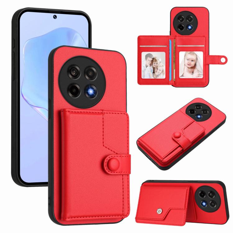 Button Card Bag RFID Anti-theft Phone Case, For OnePlus 13T, For OnePlus Ace 5 / Ace 5 Pro, For OnePlus Nord 4, For OnePlus Nord CE4 Lite 5G