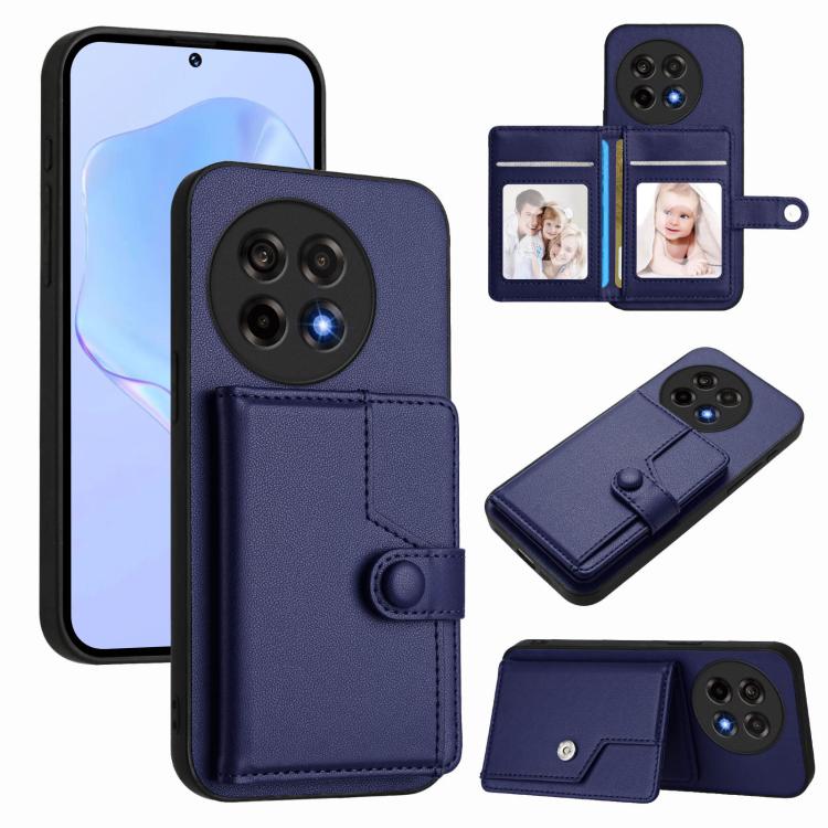 Button Card Bag RFID Anti-theft Phone Case, For OnePlus 13T, For OnePlus Ace 5 / Ace 5 Pro, For OnePlus Nord 4, For OnePlus Nord CE4 Lite 5G