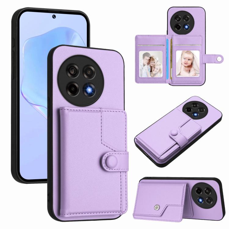 Button Card Bag RFID Anti-theft Phone Case, For OnePlus 13T, For OnePlus Ace 5 / Ace 5 Pro, For OnePlus Nord 4, For OnePlus Nord CE4 Lite 5G