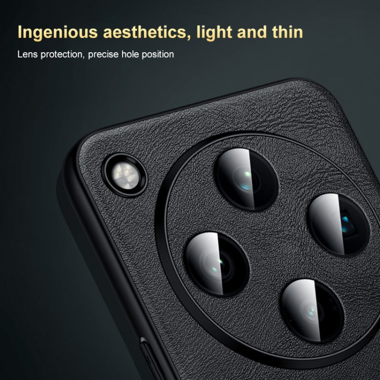 For OPPO Find X8 Pro SULADA Shockproof TPU + Handmade Leather Phone Case(Green)