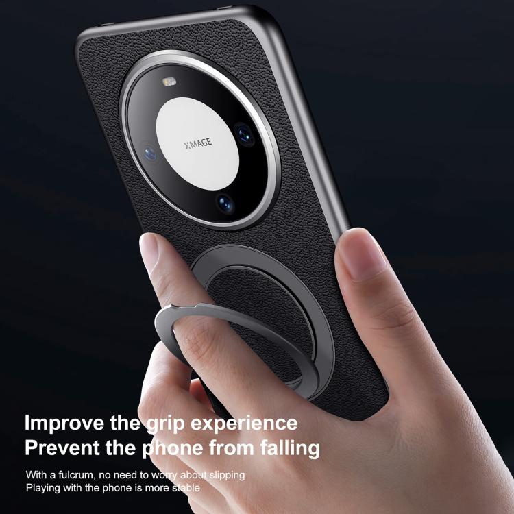 For Huawei Pura 70 Pro / 70 Pro+ SULADA Top Grain Leather MagSafe Magnetic Holder Phone Case(Green)