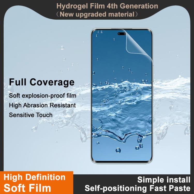 For Honor 300 Pro / 300 Ultra imak 4th Generation  Full Coverage Screen Hydrogel Film Protector