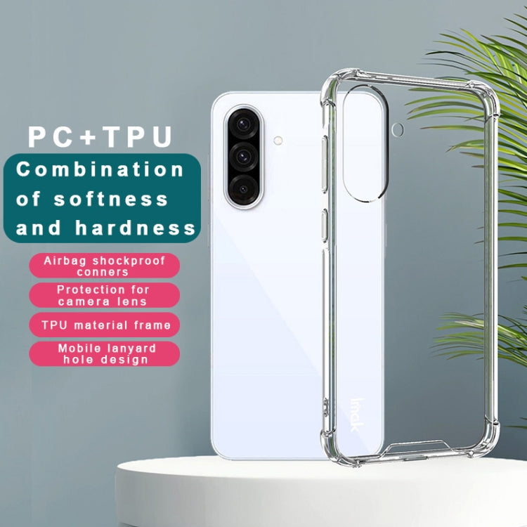 For Samsung Galaxy A36 5G imak Space Shield PC + TPU Airbag Shockproof Phone Case(Transparent)