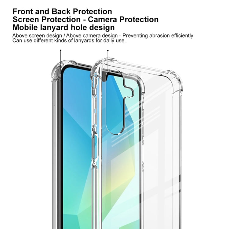 For Samsung Galaxy A16 4G / 5G imak Space Shield PC + TPU Airbag Shockproof Phone Case(Transparent)