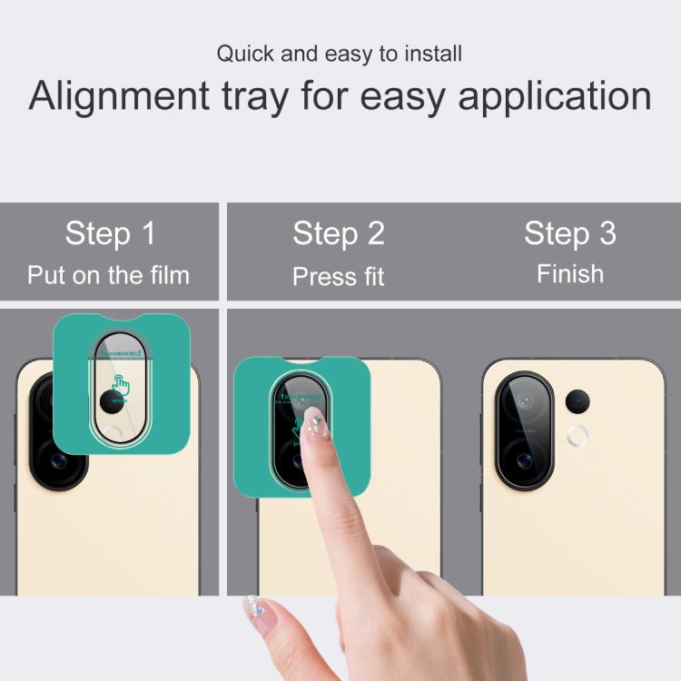For vivo S30 Pro mini 5G imak HD Glass Rear Camera Lens Film, Self-positioning Version
